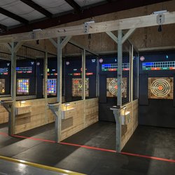 Driftwood Axe House - 7 Lanes with projected targets