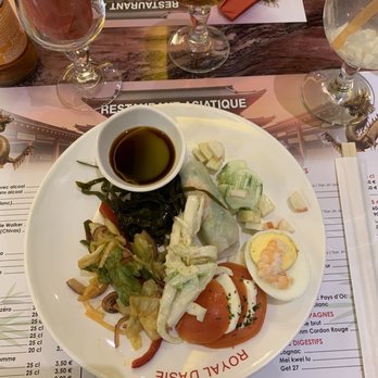 Royal d’Asie - A plate of salad/entries - Pan Asian Near Me - Portes-lès-Valence, 26