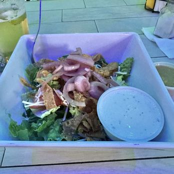Boxing Donkey Irish Pub - House salad. Homemade ranch was amazing. - Pubs Near Me - Roseville, California