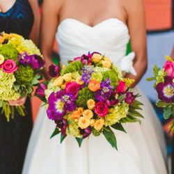 Urban Orchid Floral - Colorful wedding!