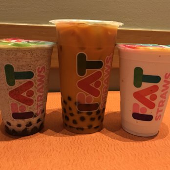 Fat Straws - Cookies and cream shake with boba.. Thai tea with boba.. peppermint shake - Coffee & Tea Near Me - Dallas, Texas Fat Straws - Cookies and cream shake with boba.. Thai tea with boba.. peppermint shake - Coffee & Tea Near Me - Dallas, Texas