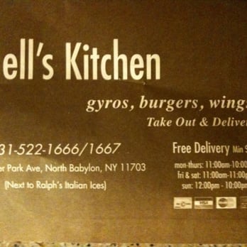 Hell's Kitchen - Menu cover - Burgers Near Me - North Babylon, New York Hell's Kitchen - Menu cover - Burgers Near Me - North Babylon, New York