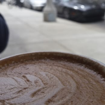 Urth Caffé-Pasadena - Spanish latte with a purty design and an awesome car :3 - Cafes Near Me - Pasadena, California Urth Caffé-Pasadena - Spanish latte with a purty design and an awesome car :3 - Cafes Near Me - Pasadena, California