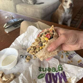 MAD Greens - Fort Collins - Steak Fajita Wrap* - Vegetarian Near Me - Fort Collins, Colorado MAD Greens - Fort Collins - Steak Fajita Wrap* - Vegetarian Near Me - Fort Collins, Colorado