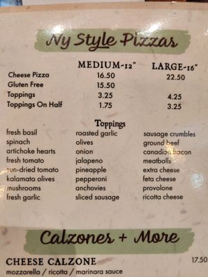 Menu photo 1 Slice Italia Rancho Mirage, CA