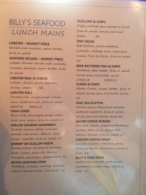 Menu photo 7 Billy's Seafood Saint John, NB Menu photo 7 Billy's Seafood Saint John, NB