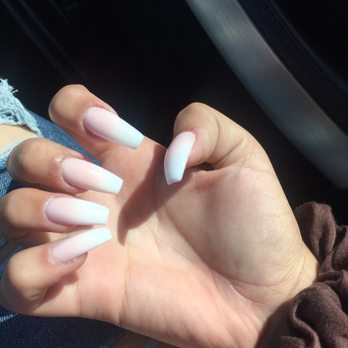 Nail Lane - ombré powder - Nail Salons Near Me - Anaheim, California