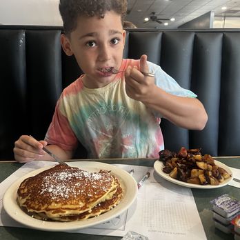 Beantown Diner - Three stack of Oreo pancakes and Home Fries. - Diners Near Me - Stoughton, Massachusetts Beantown Diner - Three stack of Oreo pancakes and Home Fries. - Diners Near Me - Stoughton, Massachusetts