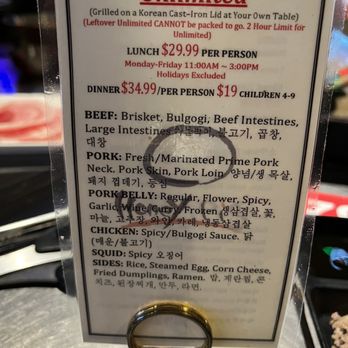 Honey Pig - Old menu is back! - Korean Near Me - Duluth, Georgia