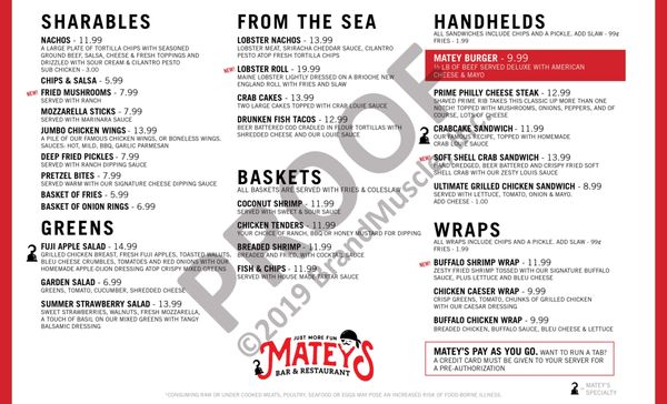 Menu photo 4 Matey's Restaurant Michigan City, IN Menu photo 4 Matey's Restaurant Michigan City, IN