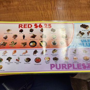 KuruKuru Sushi - Menu - Sushi Bars Near Me - Honolulu, Hawaii