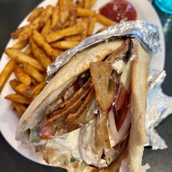 Mimi's Kabob Turf Valley - chicken gyro wrap