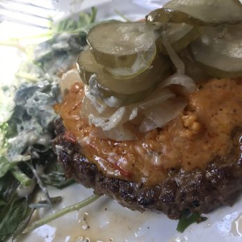 The Root Cafe - Pimento cheese burger minus the bun - Cafes Near Me - Little Rock, Arkansas The Root Cafe - Pimento cheese burger minus the bun - Cafes Near Me - Little Rock, Arkansas