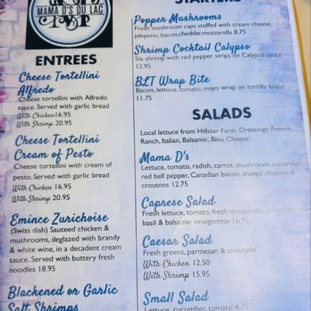 Mama D's du Lac - Menu 1 - Pizza Near Me - Tomahawk, Wisconsin Mama D's du Lac - Menu 1 - Pizza Near Me - Tomahawk, Wisconsin