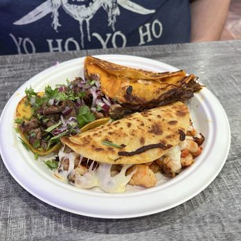 Taco Land - Asada street, shrimp and cheese and birria Dorado tacos - Tacos Near Me - Anaheim, California