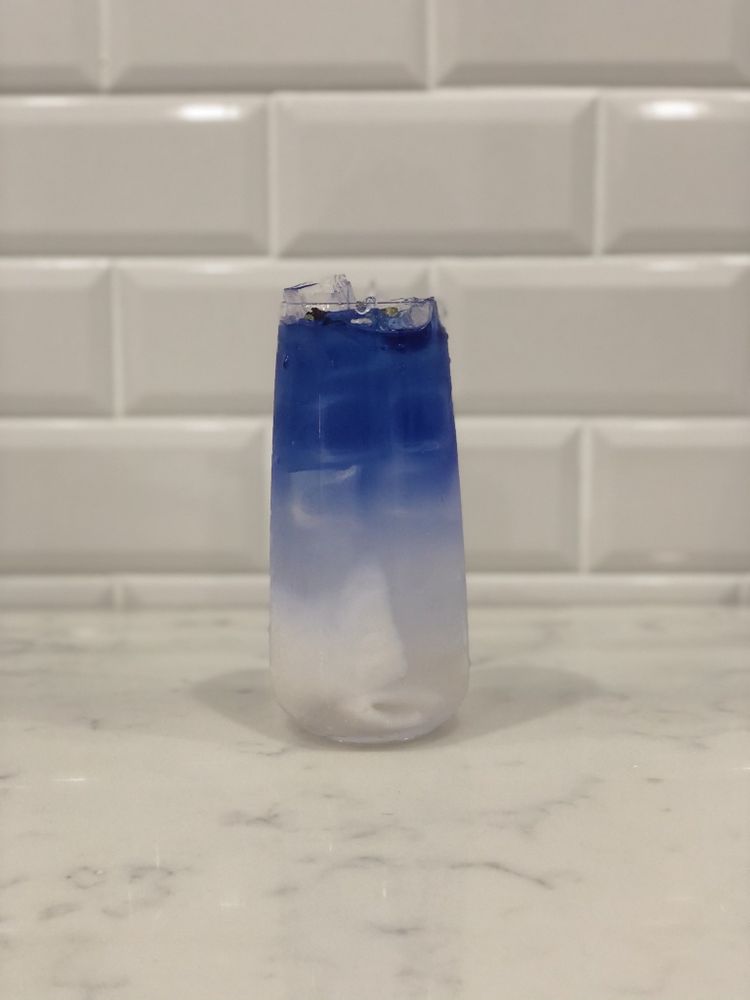 Butterfly Pea with Coconut Juice