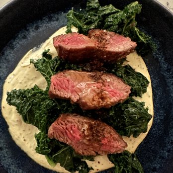 Zaytinya - Special: Steak with Mustard Tahini and Kale - Greek Near Me - Washington, DC, District of Columbia