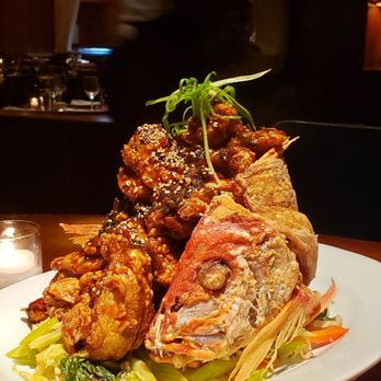 Lure Fishbar - Crispy Asian Red Snapper - Seafood Near Me - New York, New York Lure Fishbar - Crispy Asian Red Snapper - Seafood Near Me - New York, New York