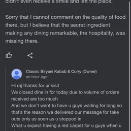 Review reply