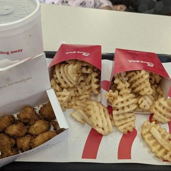Chick-fil-A - Nuggets, Waffle Fries, a Dr Pepper and a Playground for the grandbaby. All is good! - Fast Food Near Me - Denham Springs, Louisiana