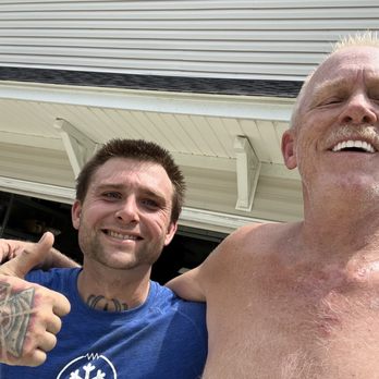 Pleasant Air Conditioning & Electric - Brandon and me after the install was complete. Brandon is a veteran,- former Army Infantry Grunt !! Thank you for your service brother. - Heating & Air Conditioning/HVAC Near Me - Mount Pleasant, South Carolina Pleasant Air Conditioning & Electric - Brandon and me after the install was complete. Brandon is a veteran,- former Army Infantry Grunt !! Thank you for your service brother. - Heating & Air Conditioning/HVAC Near Me - Mount Pleasant, South Carolina