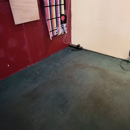 The area was completely filthy