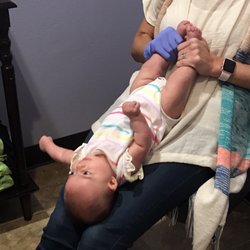 Healthy Images - "Traction" for my little babe's spine at Healthy Images with Dr. Bahnerth!