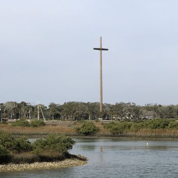 Old Town Trolley Tours St Augustine - Huge cross - Historical Tours Near Me - St. Augustine, Florida