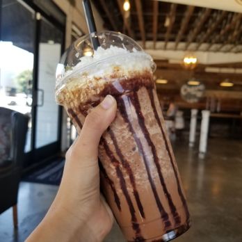 Crave Coffee & Tea - Java Rush Blended drink was absolutely a rush! Its basicly a mocha drink made with a cold brew and 2 shots of espresso. - Coffee & Tea Near Me - Riverside, California