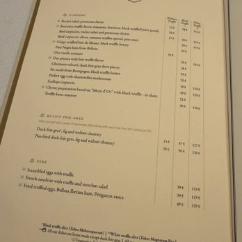 La Maison de la Truffe - Menu - French Near Me - Paris, 75 La Maison de la Truffe - Menu - French Near Me - Paris, 75