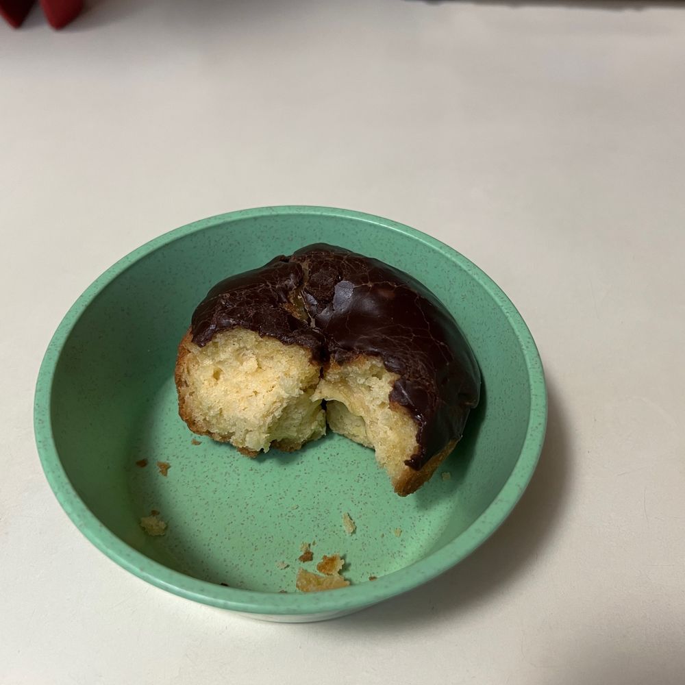Voodoo Doughnut - Badly shaped doughnut. Akin to a extra large donut hole. - Donuts Near Me - Boulder, Colorado