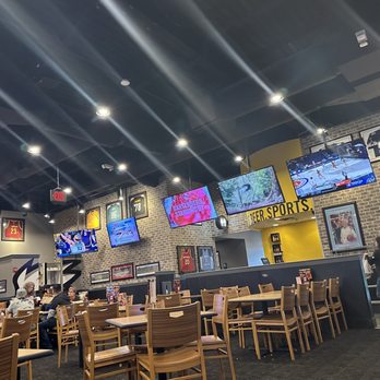 Buffalo Wild Wings - the inside of a restaurant - American Near Me - Jacksonville, North Carolina Buffalo Wild Wings - the inside of a restaurant - American Near Me - Jacksonville, North Carolina