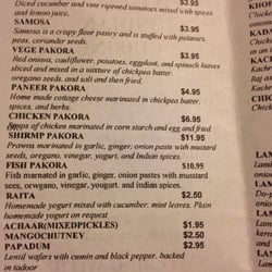 Five Rivers Indian Cuisine - Appitizers