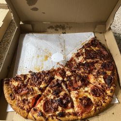 Pizza Pizazz - Burnt pizza