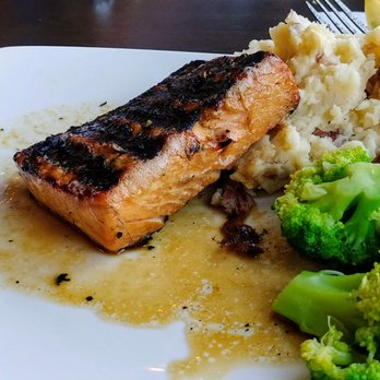 One North Kitchen & Bar - Bourbon Salmon - New American Near Me - Jackson, Michigan One North Kitchen & Bar - Bourbon Salmon - New American Near Me - Jackson, Michigan
