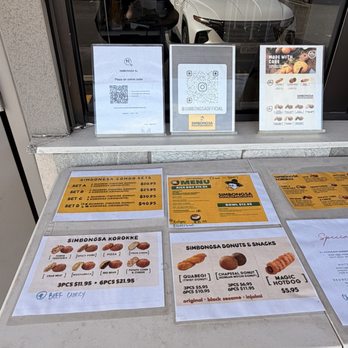 Simbongsa - Menu + QR code - Donuts Near Me - Dublin, California Simbongsa - Menu + QR code - Donuts Near Me - Dublin, California