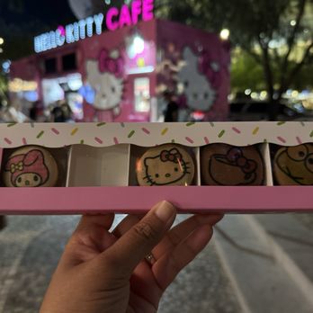 Hello Kitty Cafe - HK and friends macarons. Yummy! - Desserts Near Me - Las Vegas, Nevada Hello Kitty Cafe - HK and friends macarons. Yummy! - Desserts Near Me - Las Vegas, Nevada