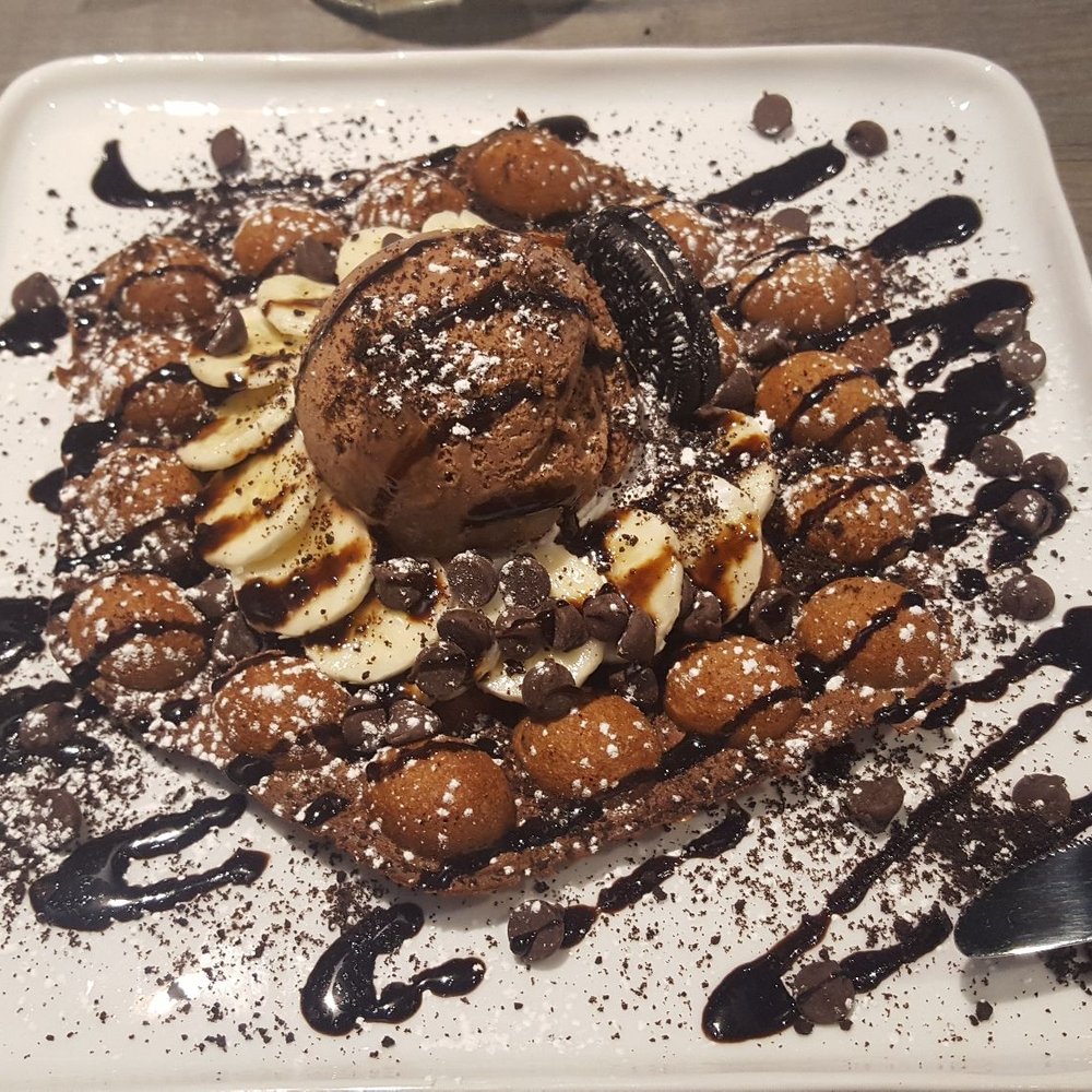 Sugar Marmalade - Chocolate waffle that I ordered. Was amazing! - Desserts Near Me - London, Ontario Sugar Marmalade - Chocolate waffle that I ordered. Was amazing! - Desserts Near Me - London, Ontario