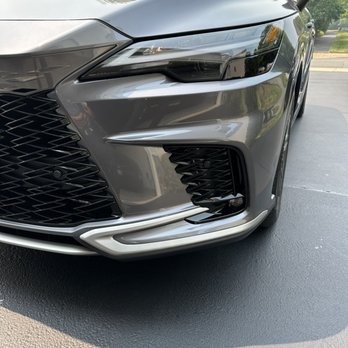 Next Level Tint - Silver accent before - Car Window Tinting Near Me - Chantilly, Virginia