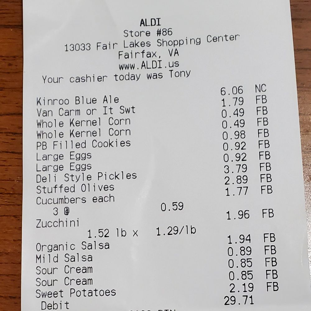 Check out these helpful prices.... When was the last time you were able to get 18 items for $29.71 ???