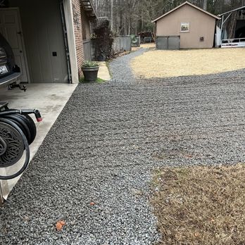 Keaton Land Services - a gravel driveway with a bike rack - Tree Services Near Me - Lancaster, South Carolina Keaton Land Services - a gravel driveway with a bike rack - Tree Services Near Me - Lancaster, South Carolina
