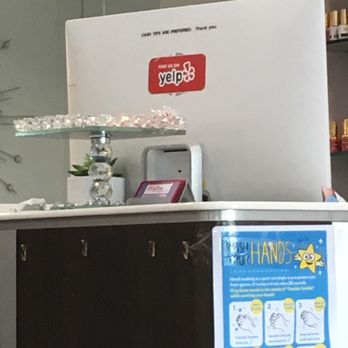 Raffine Nail & Spa - Register with Yelp sticker displayed - Nail Salons Near Me - Annandale, Virginia