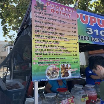 Pupusas Delmy - Menu - Food Stands Near Me - Torrance, California Pupusas Delmy - Menu - Food Stands Near Me - Torrance, California