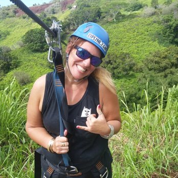 Shaka Zipline - Jumping backwards and throwing a Shaka! - Ziplining Near Me - Koloa, Hawaii Shaka Zipline - Jumping backwards and throwing a Shaka! - Ziplining Near Me - Koloa, Hawaii