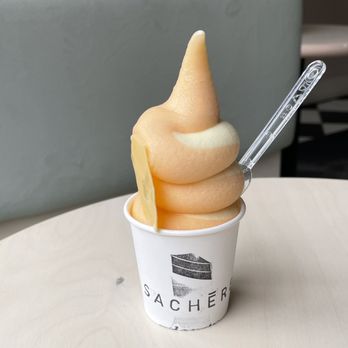 Sachère Desserts - Vegan passion fruit & cantaloupe sorbet twist ($5.50) - Desserts Near Me - Montreal, Quebec Sachère Desserts - Vegan passion fruit & cantaloupe sorbet twist ($5.50) - Desserts Near Me - Montreal, Quebec