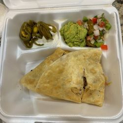 Way over priced Chicken quesadilla