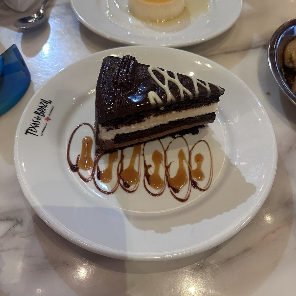 Texas de Brazil - Chocolate Mousse Cake - Brazilian Near Me - Denver, Colorado Texas de Brazil - Chocolate Mousse Cake - Brazilian Near Me - Denver, Colorado