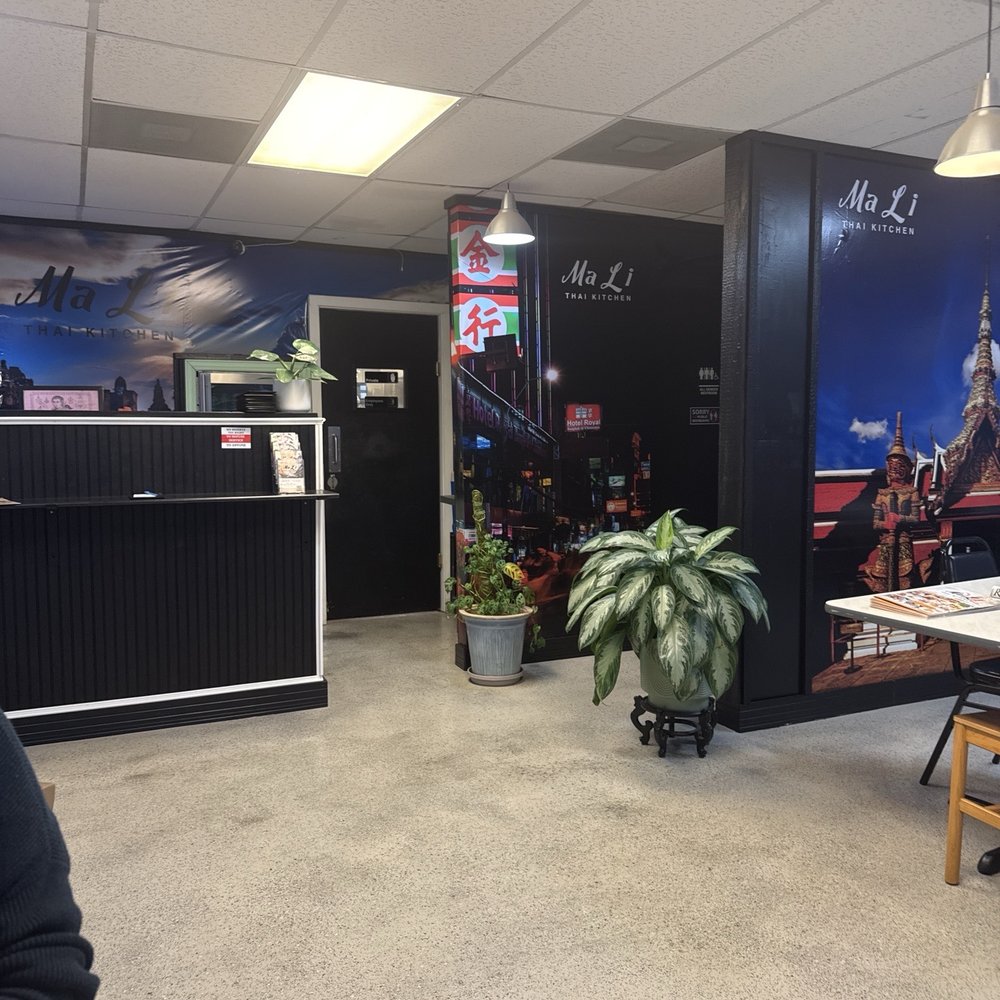 Mali Thai Kitchen - Cashier, bathroom, hostess stand. - Thai Near Me - Dallas, Texas Mali Thai Kitchen - Cashier, bathroom, hostess stand. - Thai Near Me - Dallas, Texas