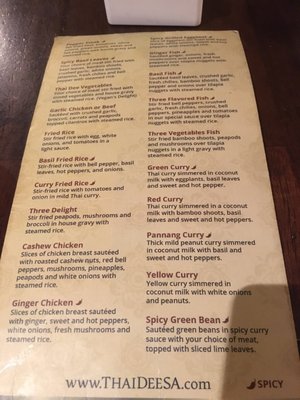 Menu photo 7 Thai Dee San Antonio, TX