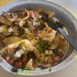Reg size nachos (some eaten already) Reg size nachos (some eaten already)